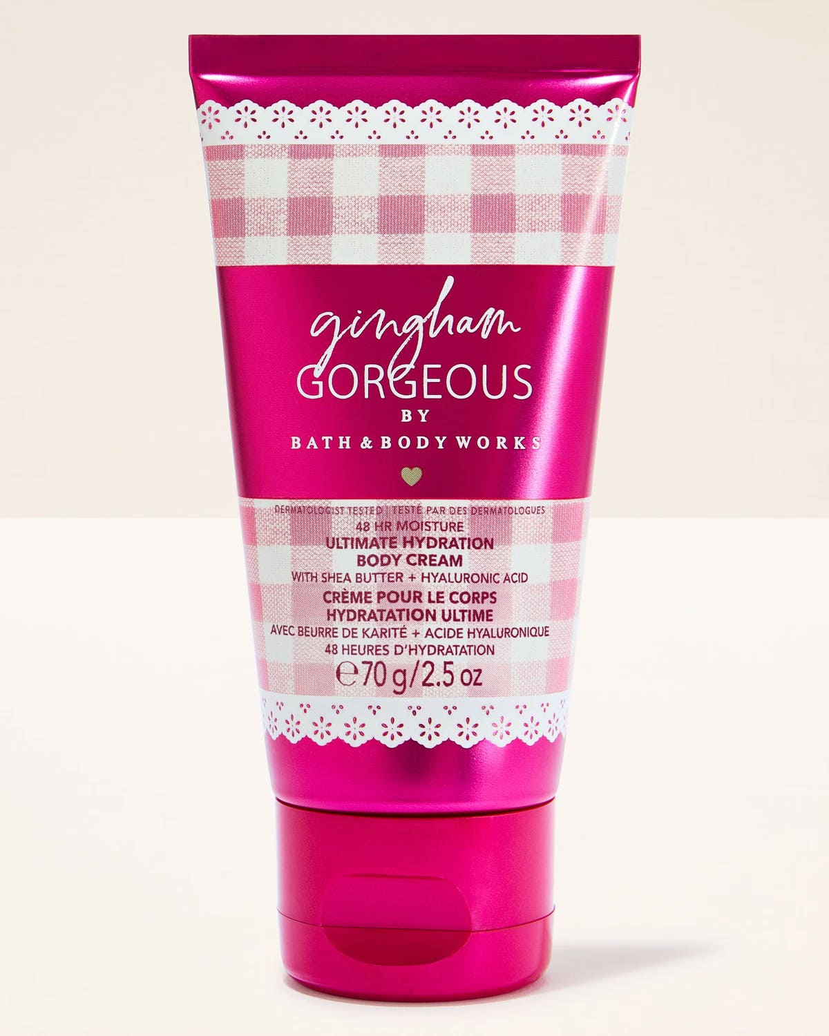 Gingham Gorgeous Travel Size Ultimate Hydration Body Cream | BBW