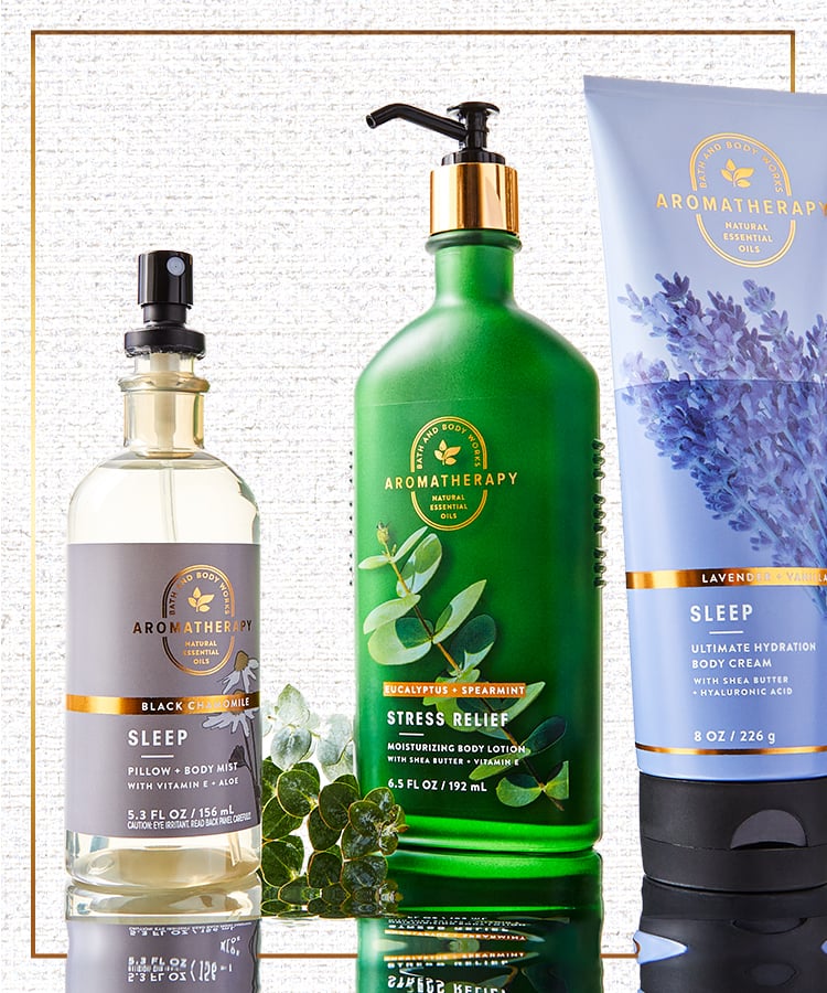 Aromatherapy Product Assortment at Bath and Body Works